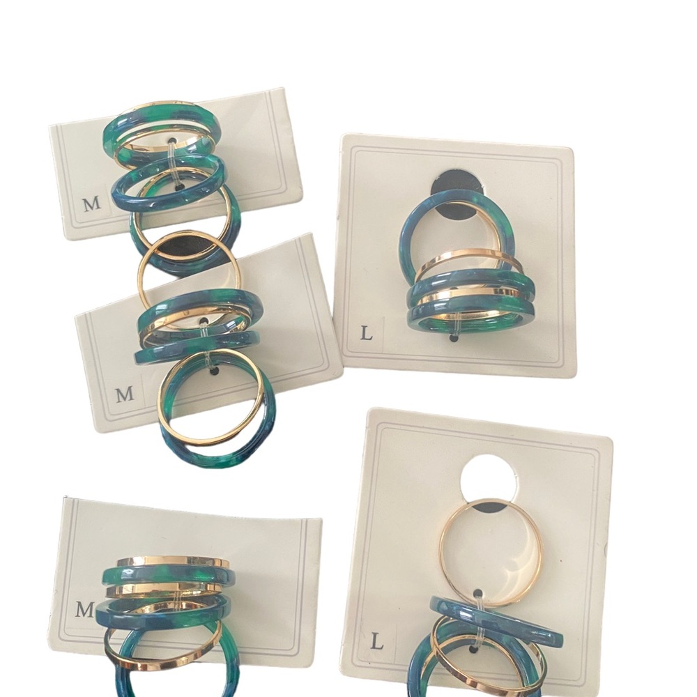 New Fashion Designer rings. Sz M and L